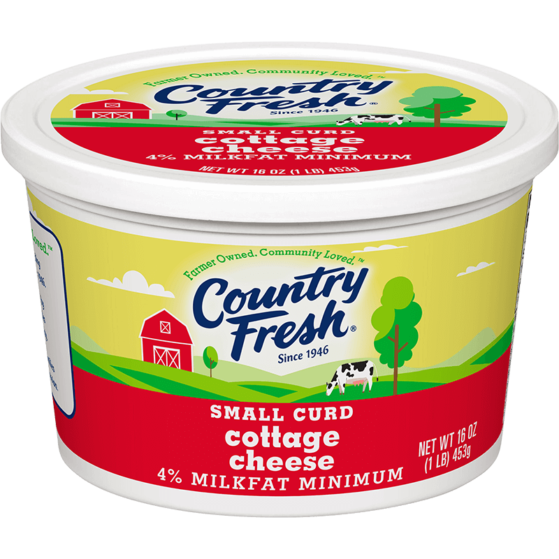 Small Curd Cottage Cheese Plastic 16 oz.