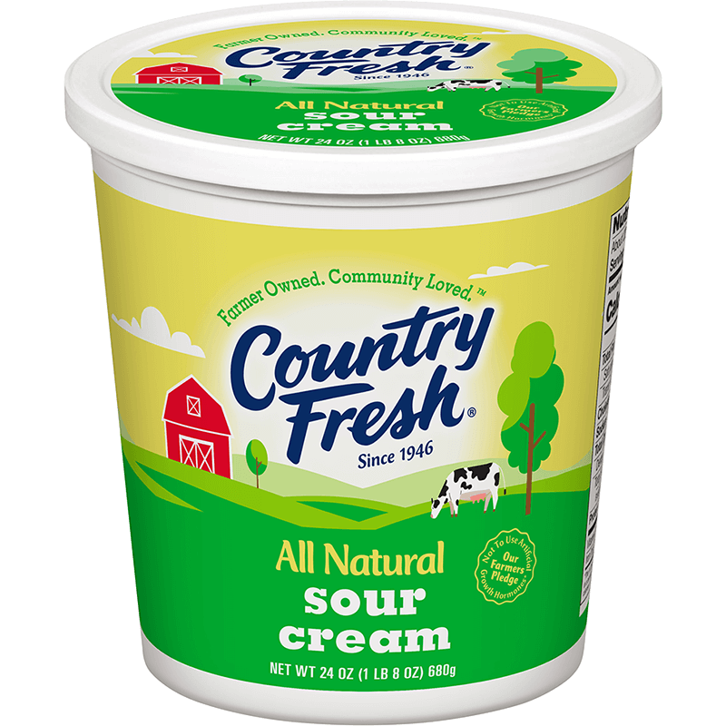 Sour Cream Plastic 24 oz