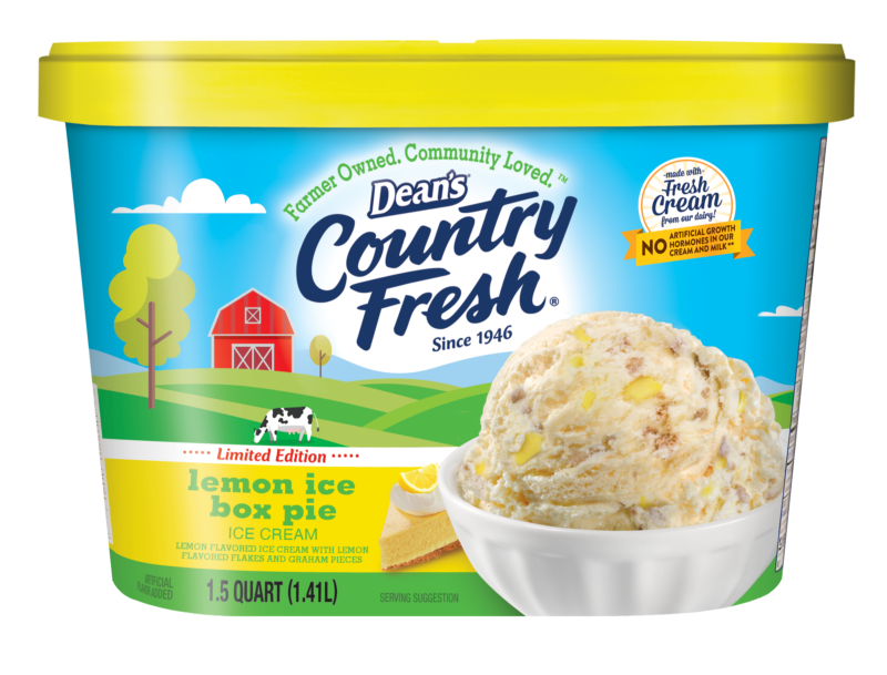 Lemon Ice Box Pie Ice Cream – Limited Edition 1.5 Quart