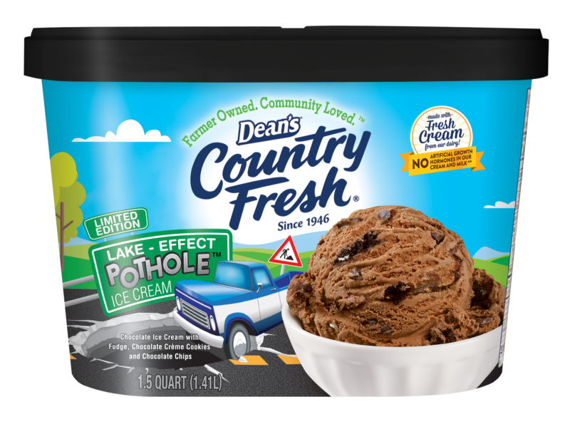 Lake Effect POTHOLE Ice Cream – Limited Edition 1.5 Quart